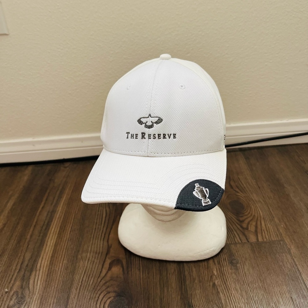 White The Reserve Golf Cap